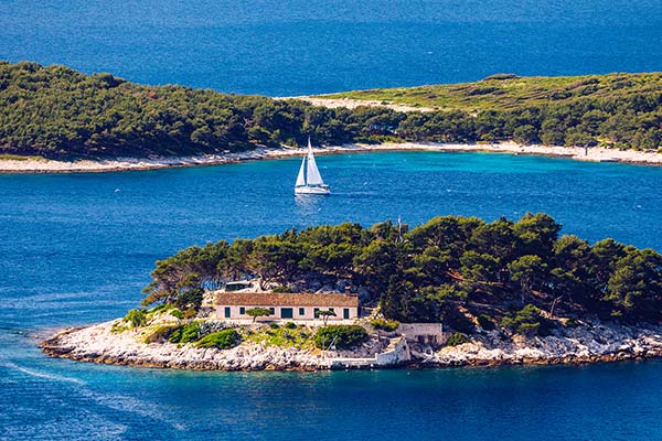 Sailing Route From Trogir Kastela Split