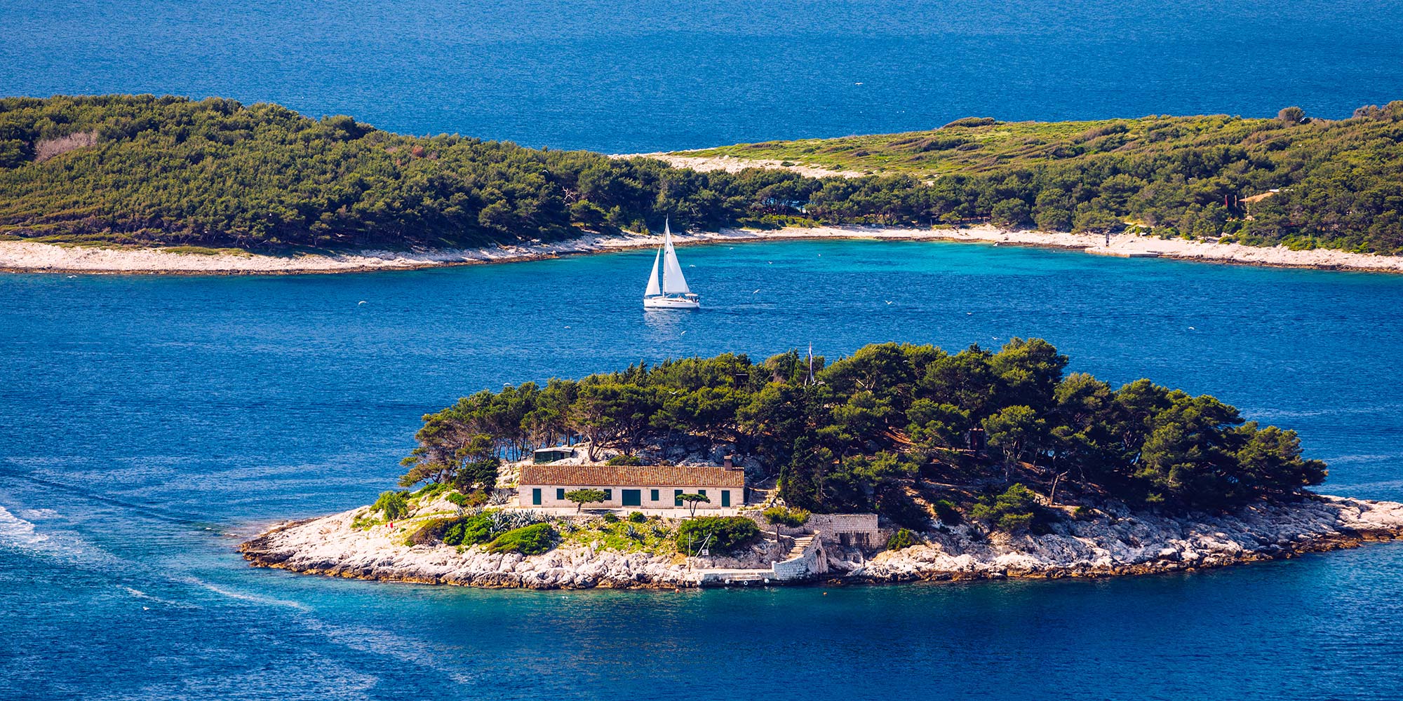 Sailing Route From Trogir Kastela Split