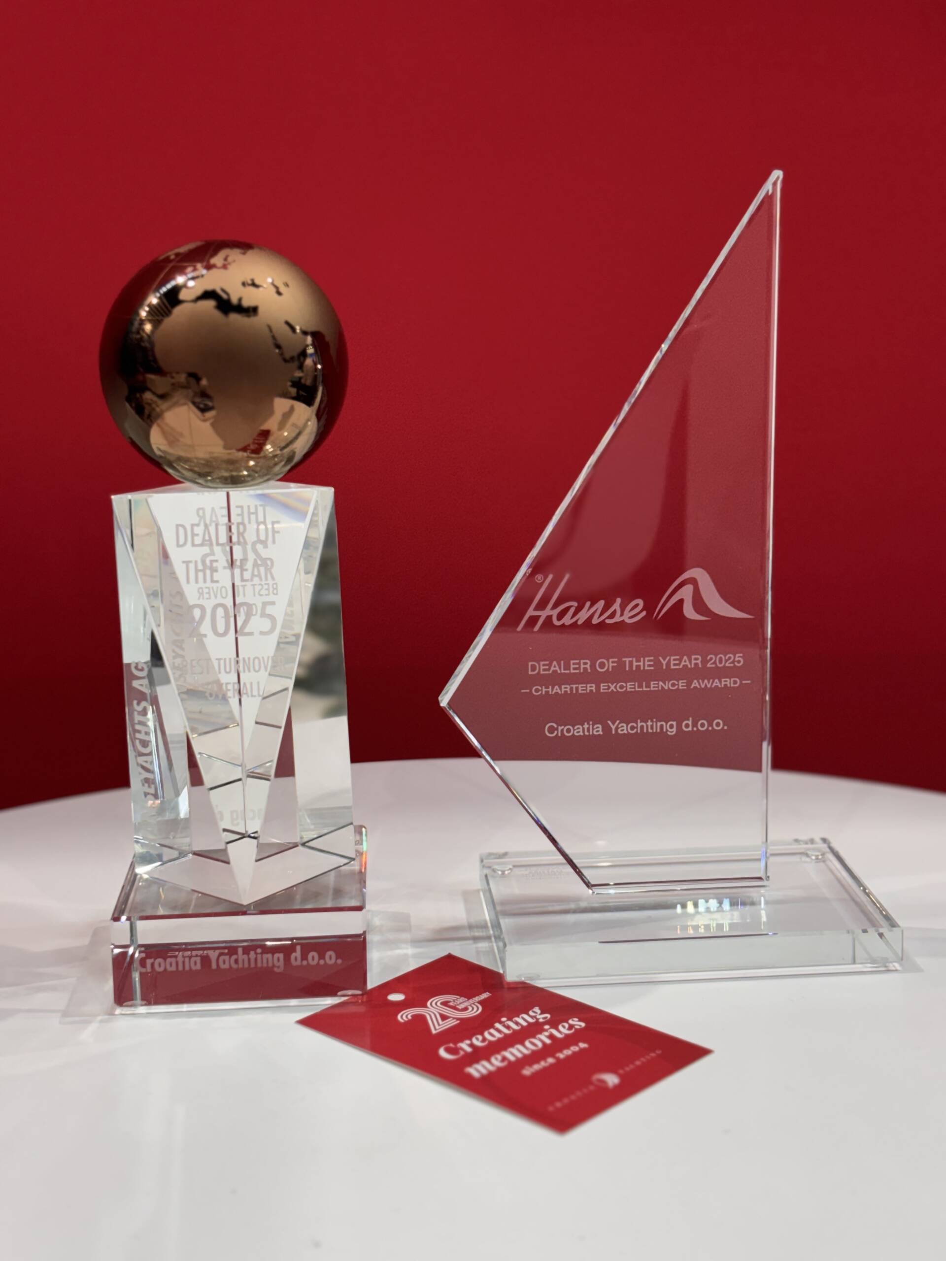 Croatia Yachting received two major recognitions from HanseYachts AG