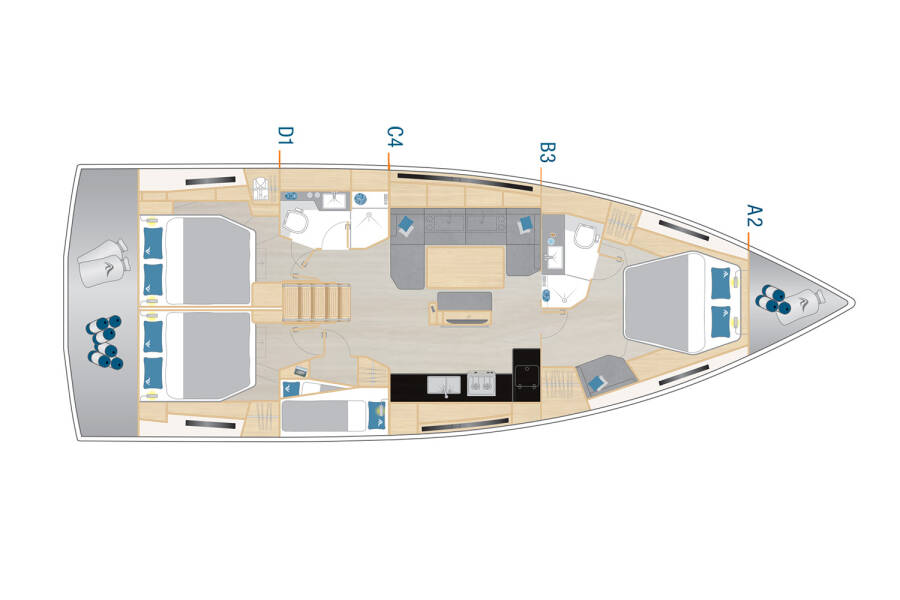 Hanse 460  | Dioscuri - OW